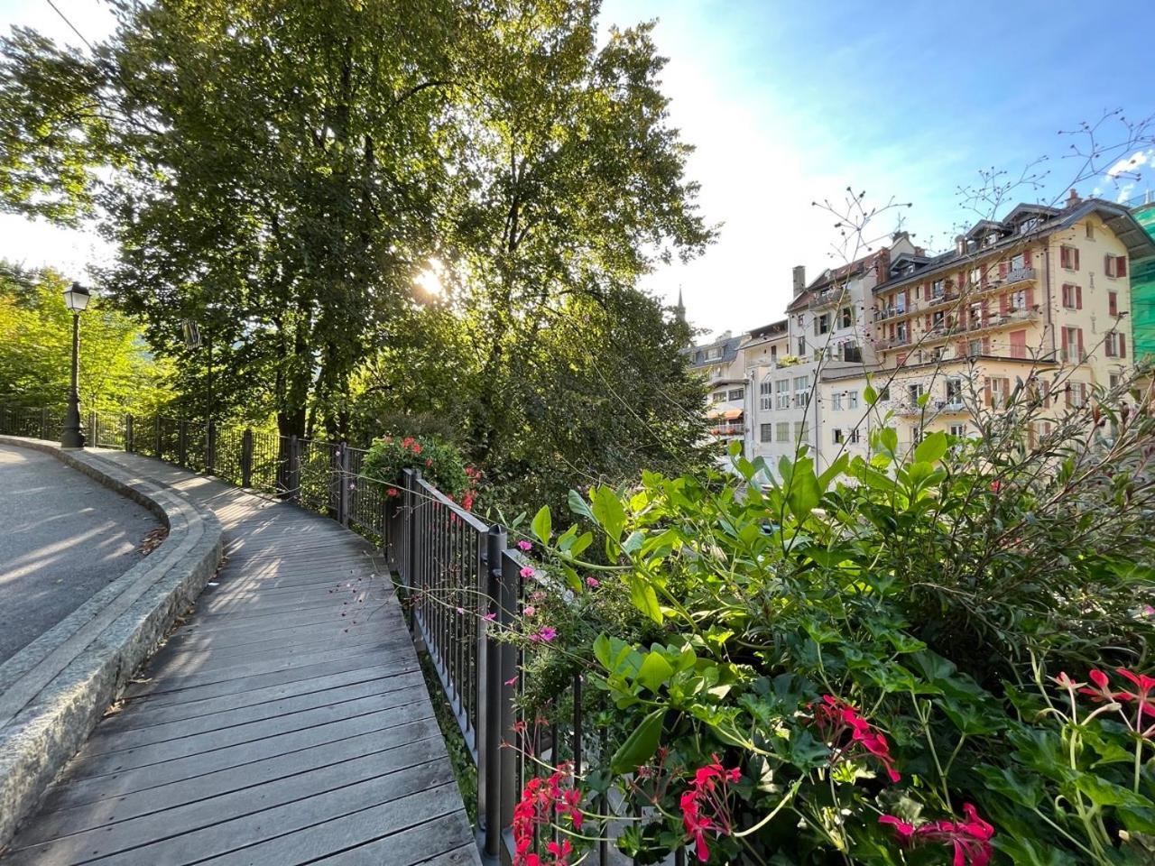 Appartement un nid sous les toits à Saint-Gervais-les-Bains Extérieur photo