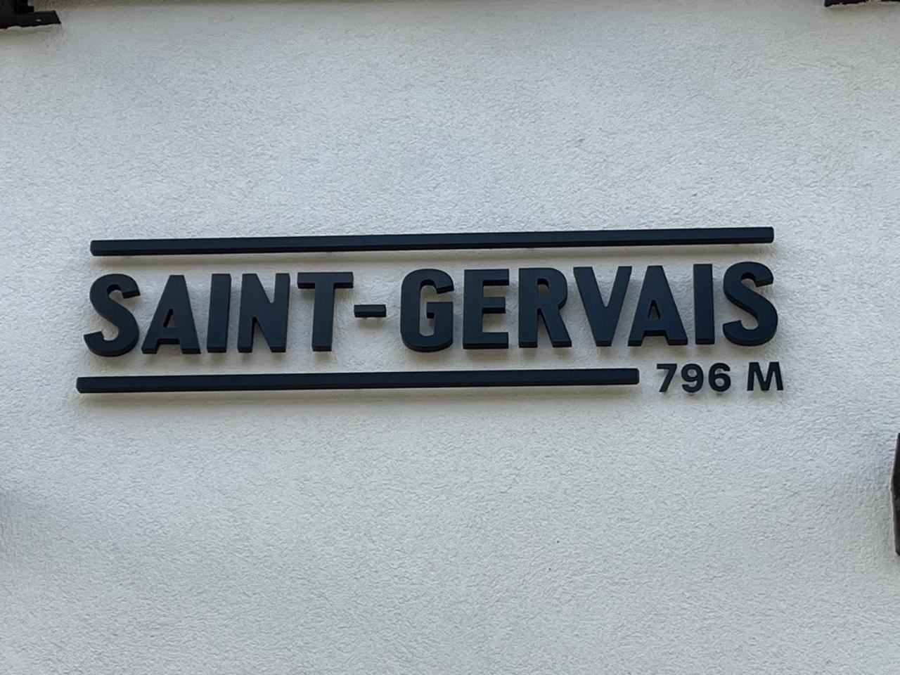 Appartement un nid sous les toits à Saint-Gervais-les-Bains Extérieur photo